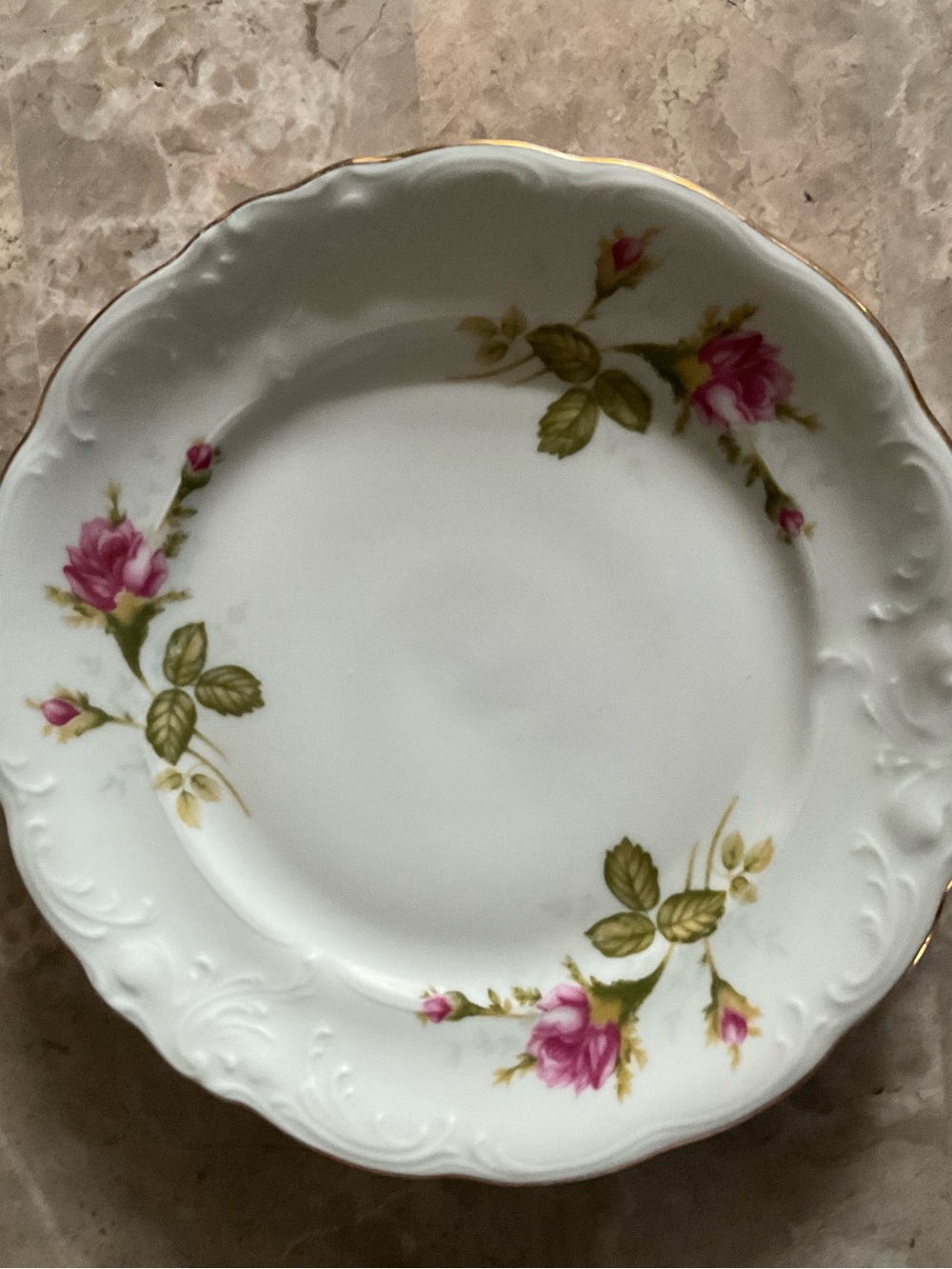 WALBRZYCH Moss Rose Side/Salad Plate